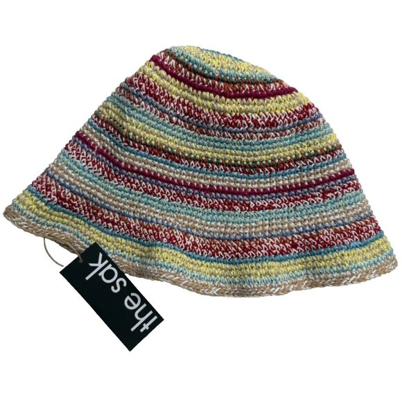 The Sak Women’s Lanie Hand Crochet Multi-Color Bucket Hat | New With Tags - Picture 8 of 12